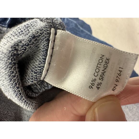 J.Jill Pure Jill Indigo Womens Large Dress Denim Chambray Blue 3/4 Sleeve - Picture 6 of 9